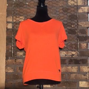 Abercrombie & Fitch muscle T-shirt orange M
